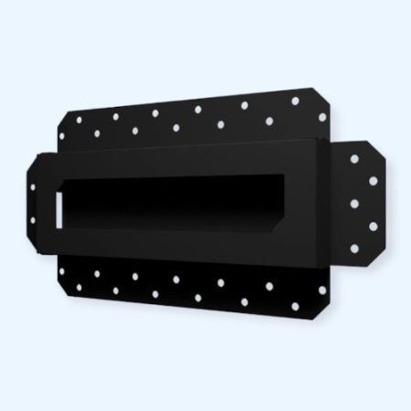 3010SGR ERA Решетка вентиляционная SGR 300х100 окраш.сталь Matt black